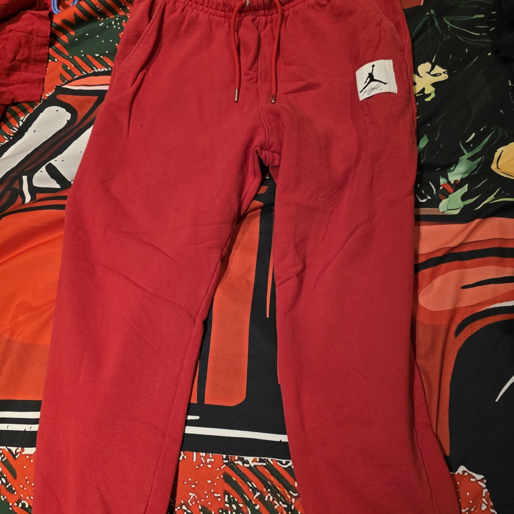 Jordan Red Men's Sweatpants
